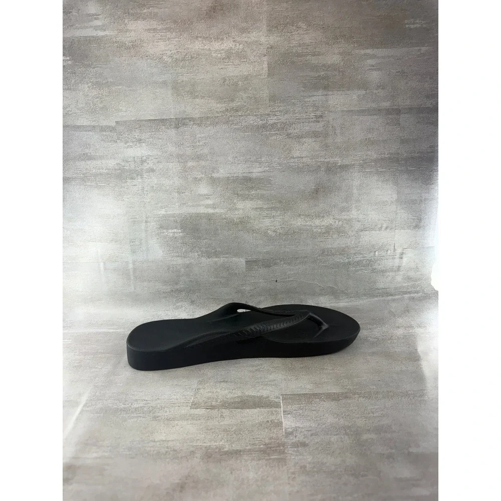 Archies High Arch Support Flip Flops Black Orthotic Recovery Sandals W11 M10